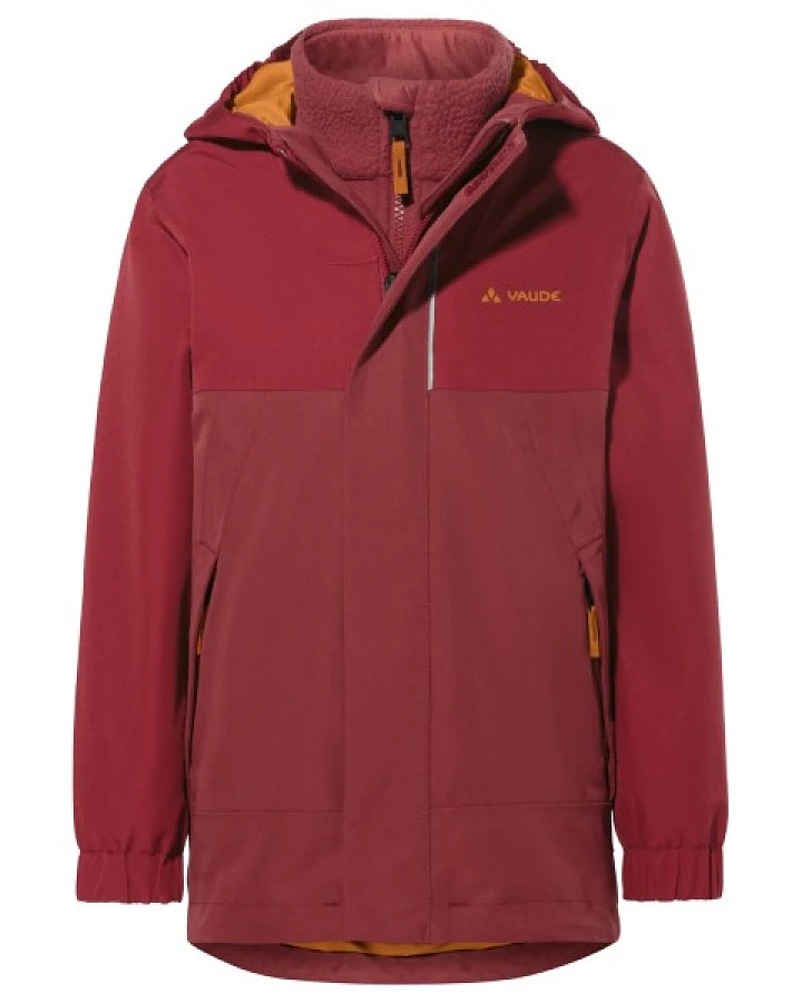 Vaude - Kid's Caprea 3in1 Jacket - Doppeljacke Gr 122/128 rot