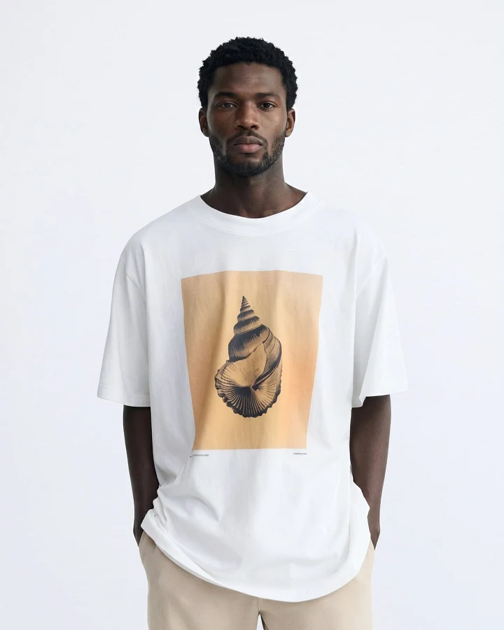 Thinking MU Shirt SEA ERIC OVERSIZE WHITE