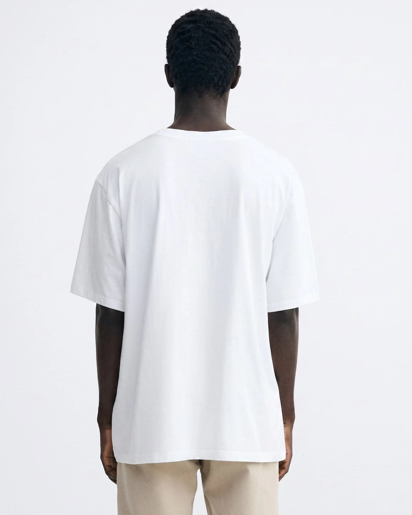Thinking MU Shirt SEA ERIC OVERSIZE WHITE – Ansicht 2