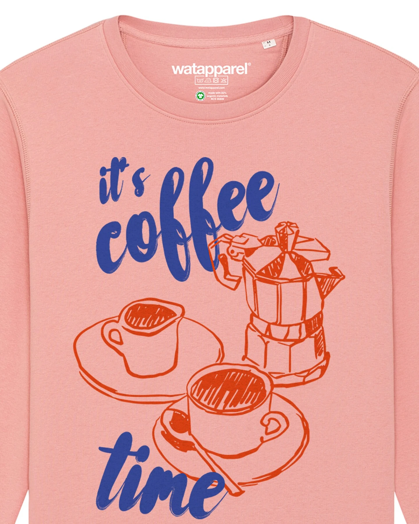 Watapparel Sweatshirt Its Coffee Time – Ansicht 3