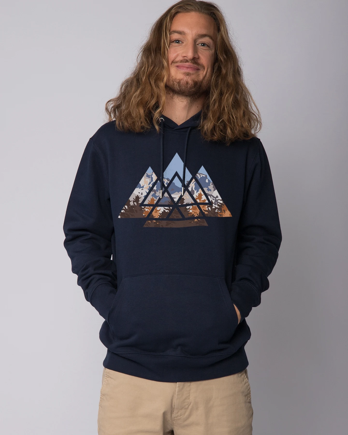 Watapparel Sweatshirt Geometric Landscape – Ansicht 2