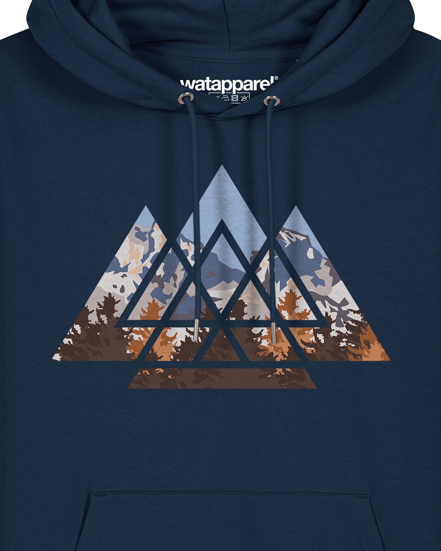 Watapparel Sweatshirt Geometric Landscape – Ansicht 3