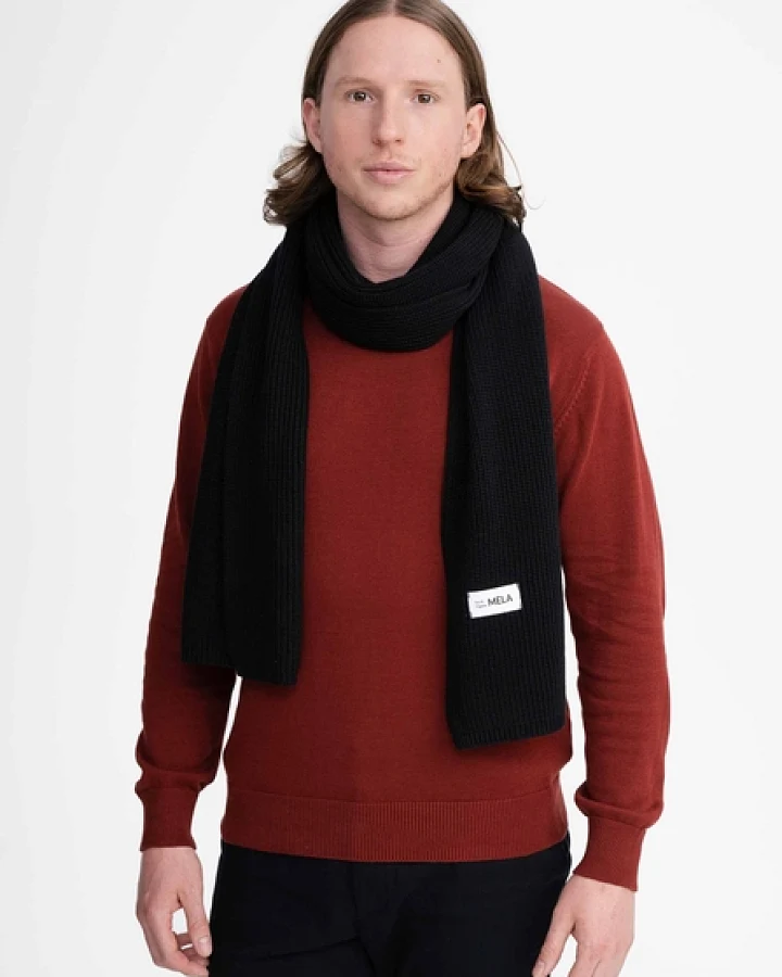 Rippstrick-Schal Modell: Nagna GOTS