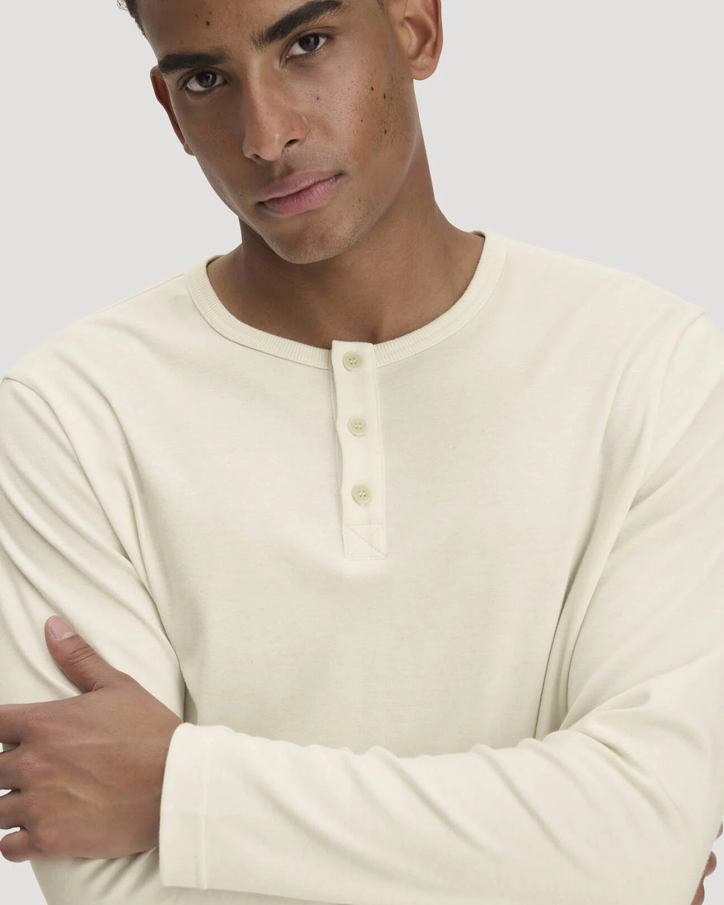 hessnatur Herren Pyjama Relaxed aus Bio-Baumwolle - natur - Größe XXL – Ansicht 2