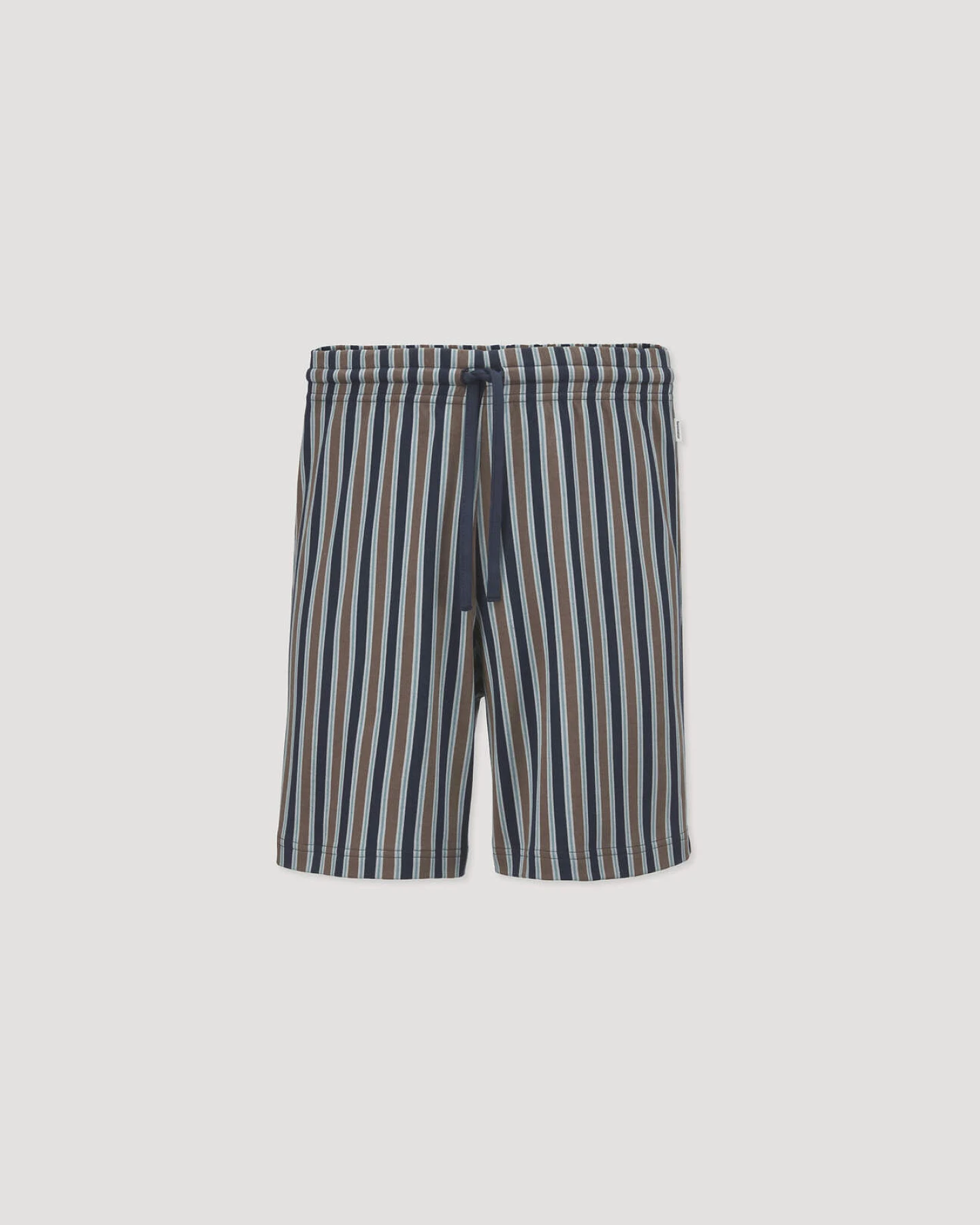 hessnatur Herren Schlafshorts PURE COTTON aus Bio-Baumwolle - blau - Größe L – Ansicht 3