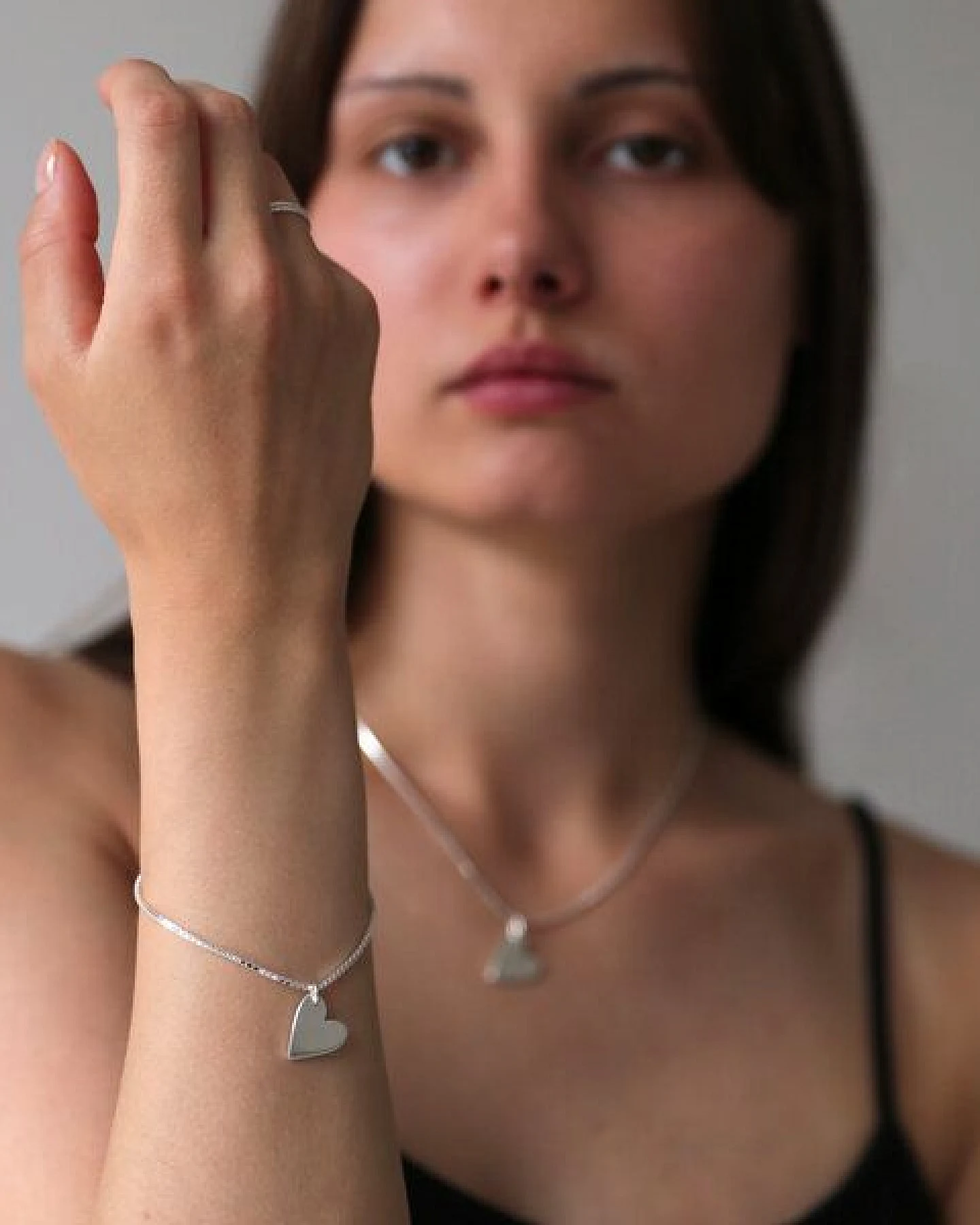 BELLYBIRD Jewellery Armband - Venezianerkette mit Herzanhänger, 925 Silber, vergoldet – Ansicht 3