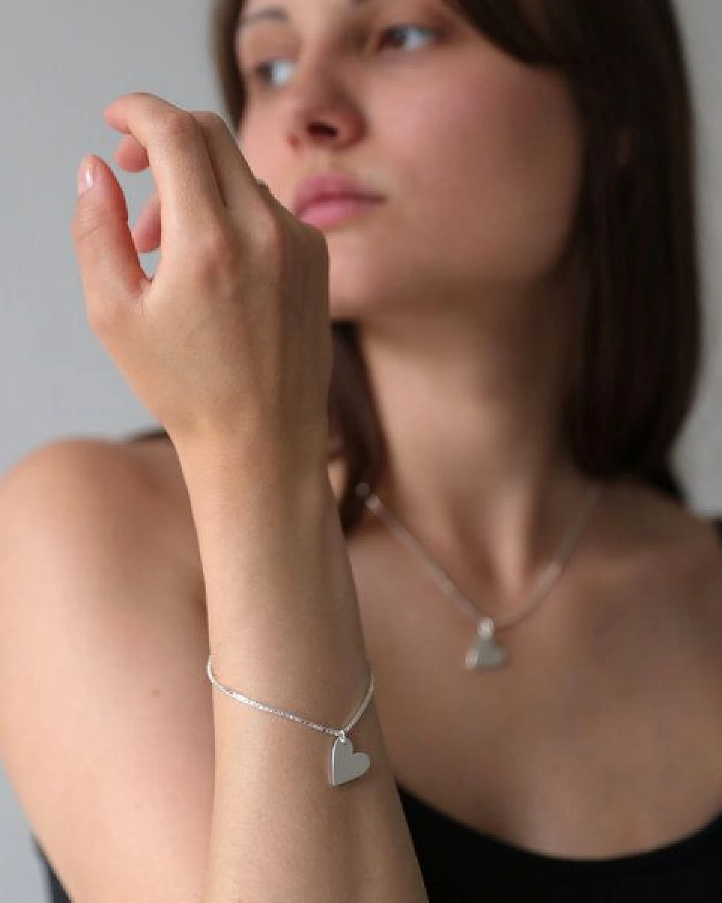 BELLYBIRD Jewellery Armband - Venezianerkette mit Herzanhänger, 925 Silber, vergoldet – Ansicht 4
