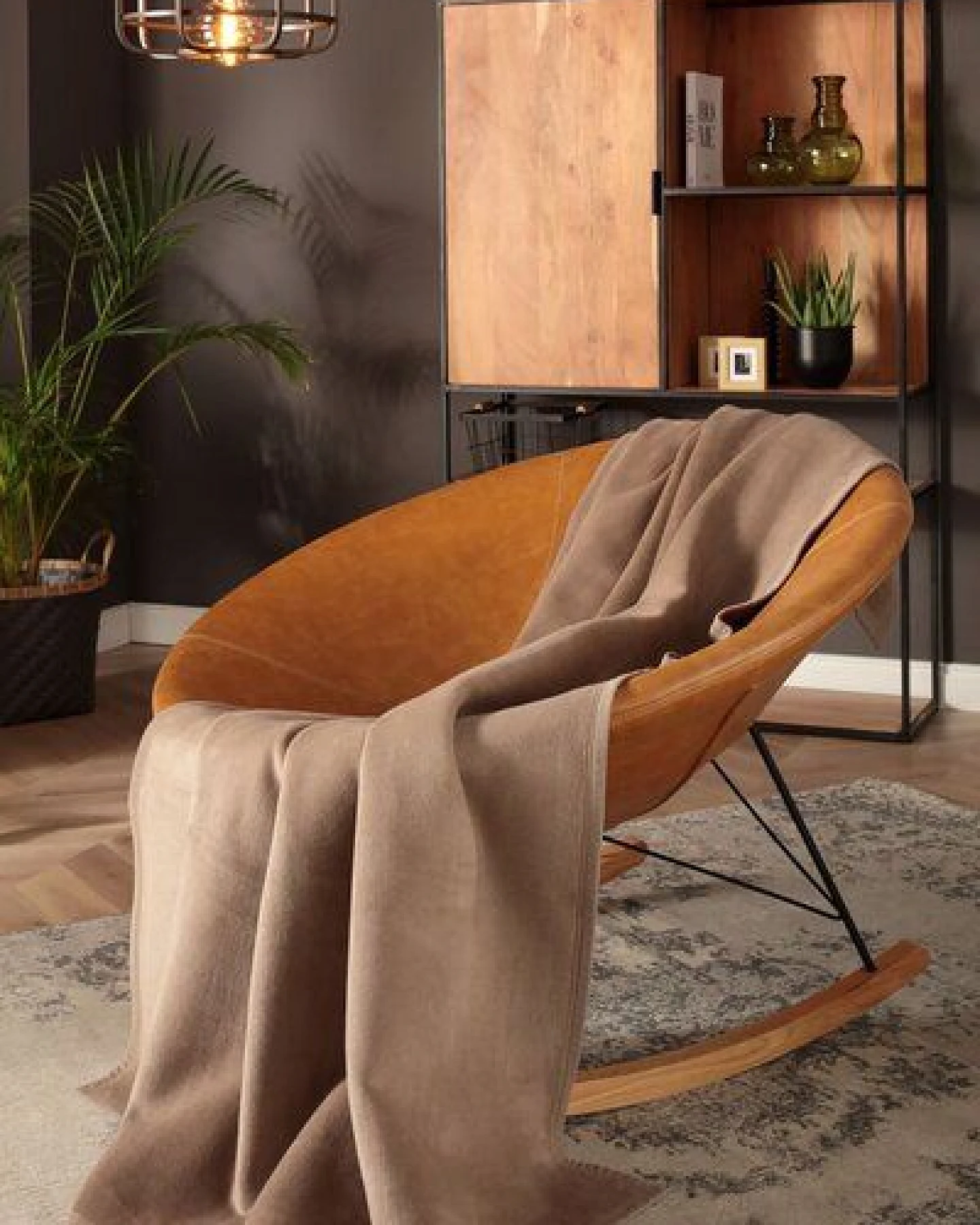 biederlack Wohn- und Kuscheldecke "Pure Cotton" tolle Farben – Ansicht 2
