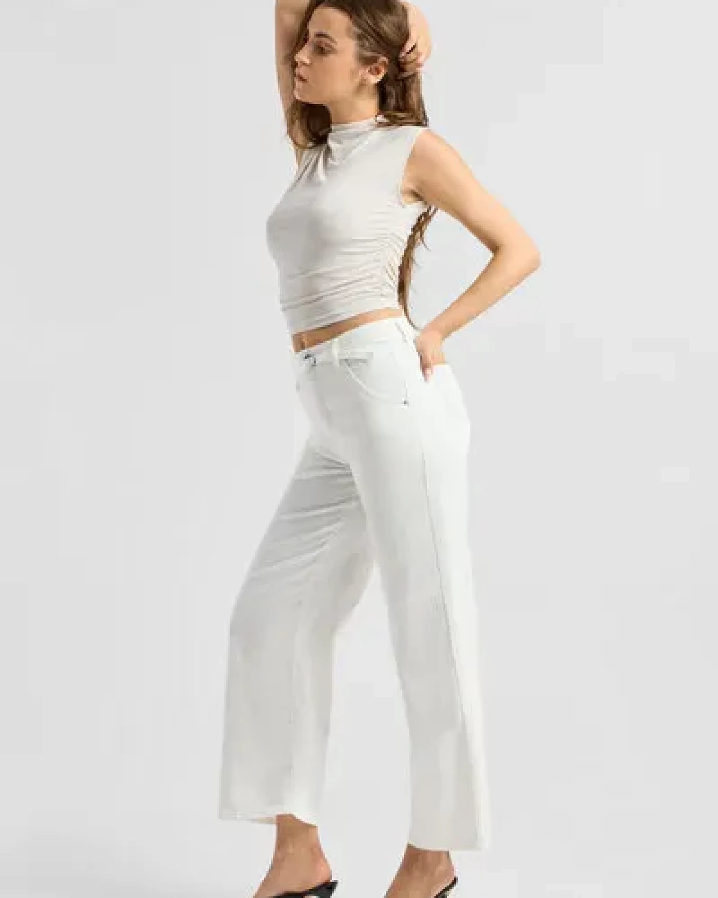 Damen Jeans BLINK High Waist Wide DAWN Bio-Baumwolle – Ansicht 3