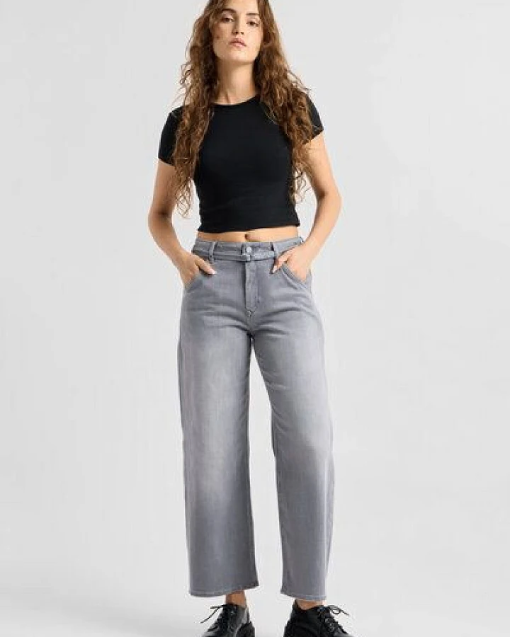 Produktseite: Damen Jeans BLINK High Waist Wide DAWN Bio-Baumwolle