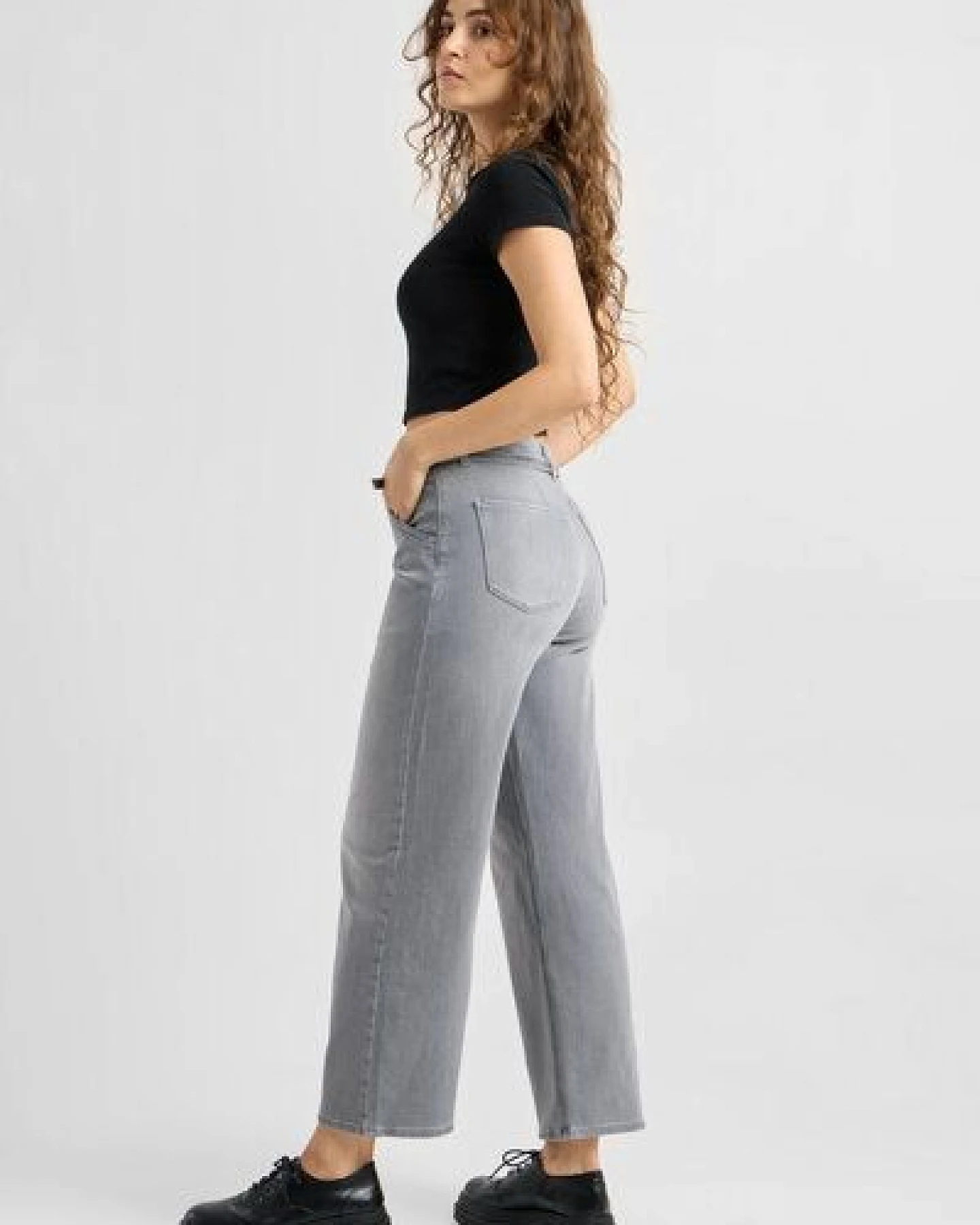 Damen Jeans BLINK High Waist Wide DAWN Bio-Baumwolle – Ansicht 3
