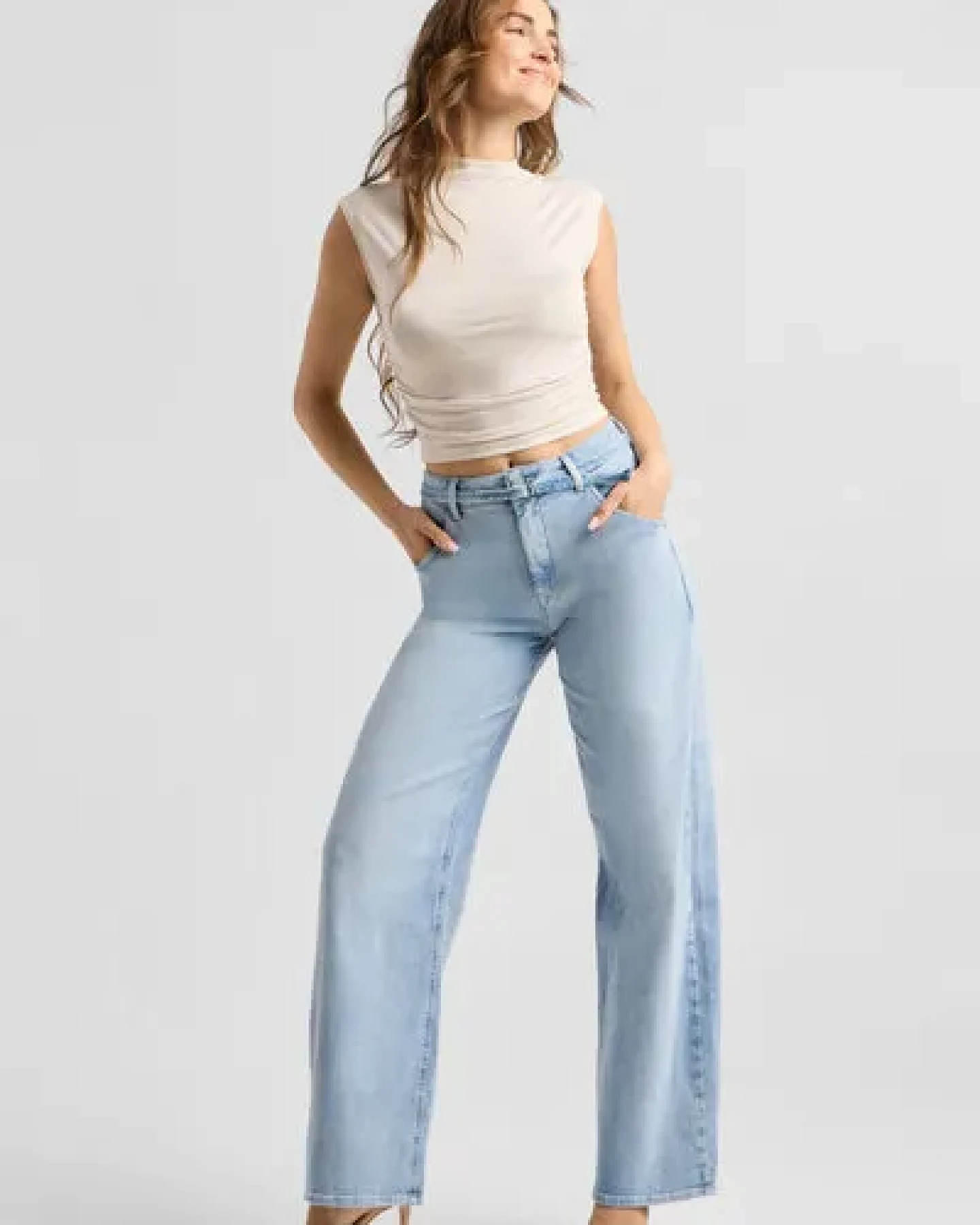 Damen Jeans BLINK High Waist Wide DAWN Bio-Baumwolle – Ansicht 2
