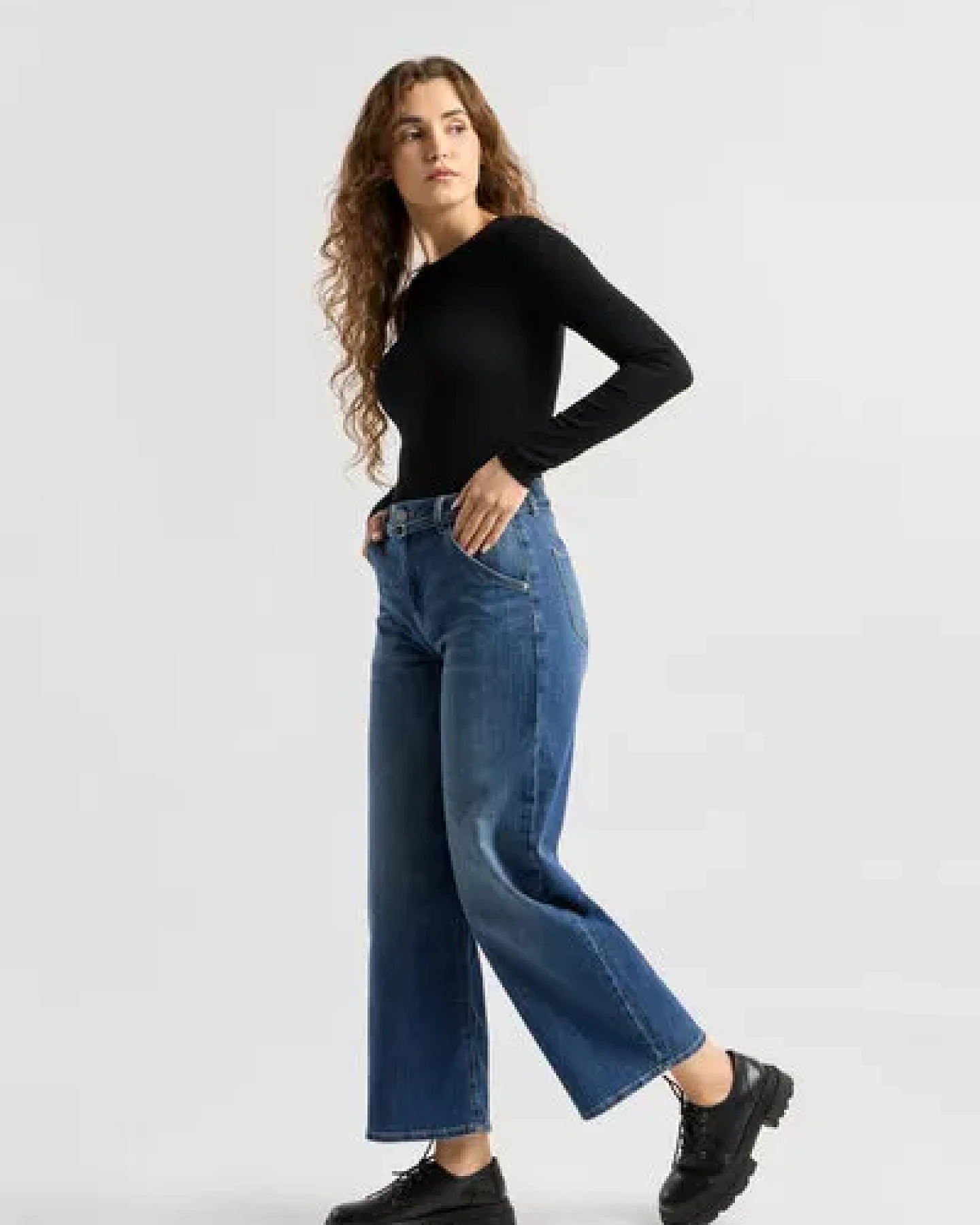 Damen Jeans BLINK High Waist Wide DAWN Bio-Baumwolle – Ansicht 3