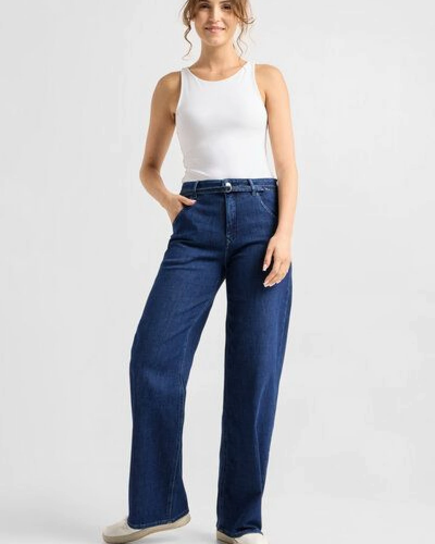 Damen Jeans BLINK High Waist Wide DAWN Bio-Baumwolle – Ansicht 2