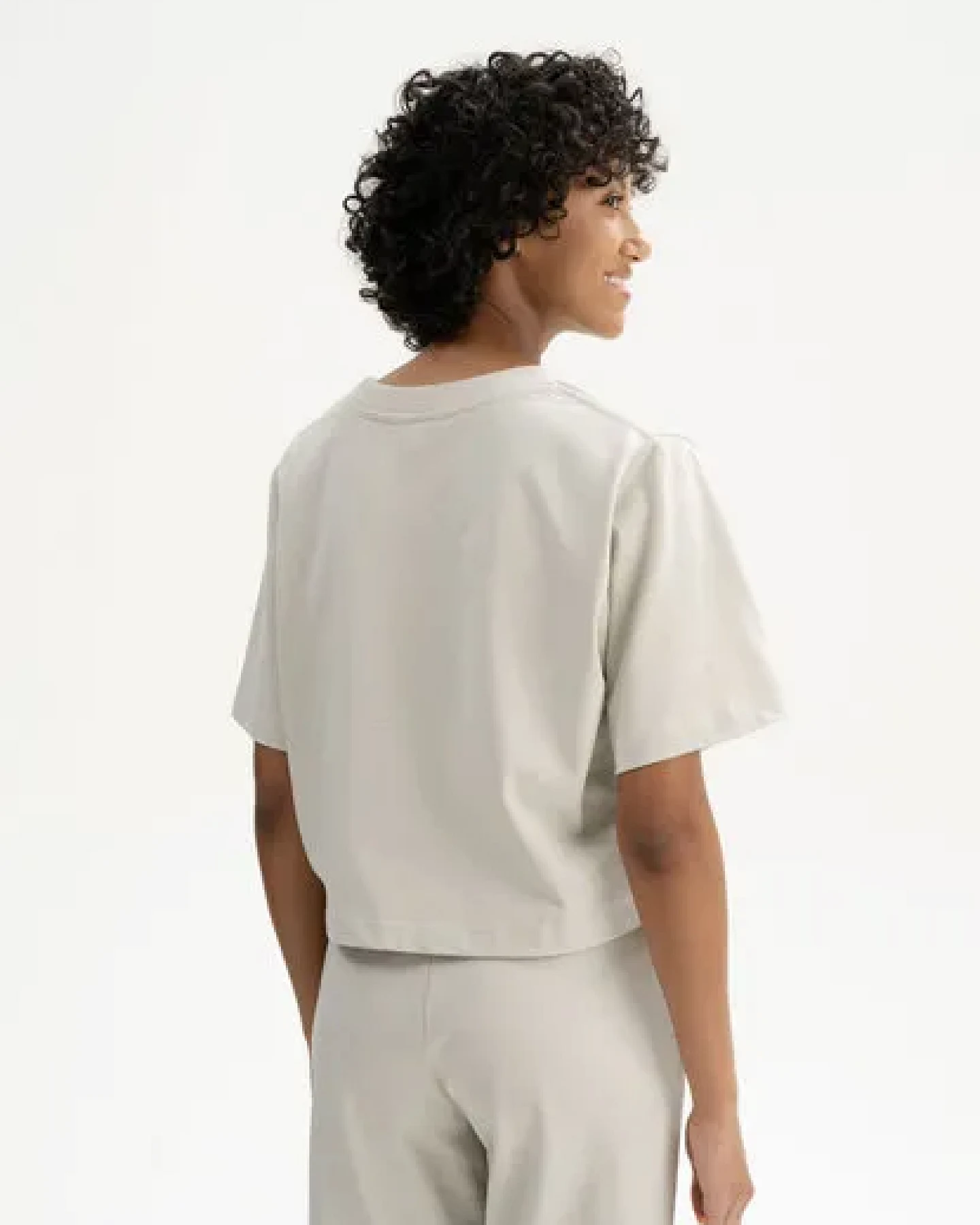 Cropped T-Shirt schwer Style JOSHNA – Ansicht 2