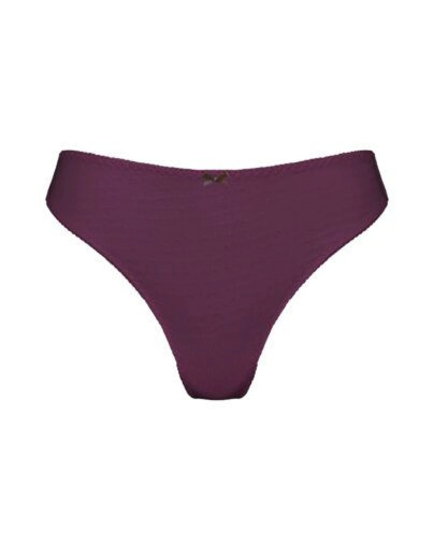 Nénés Zeitloser Slip mit hoher Taille – Pflaume – Ansicht 4