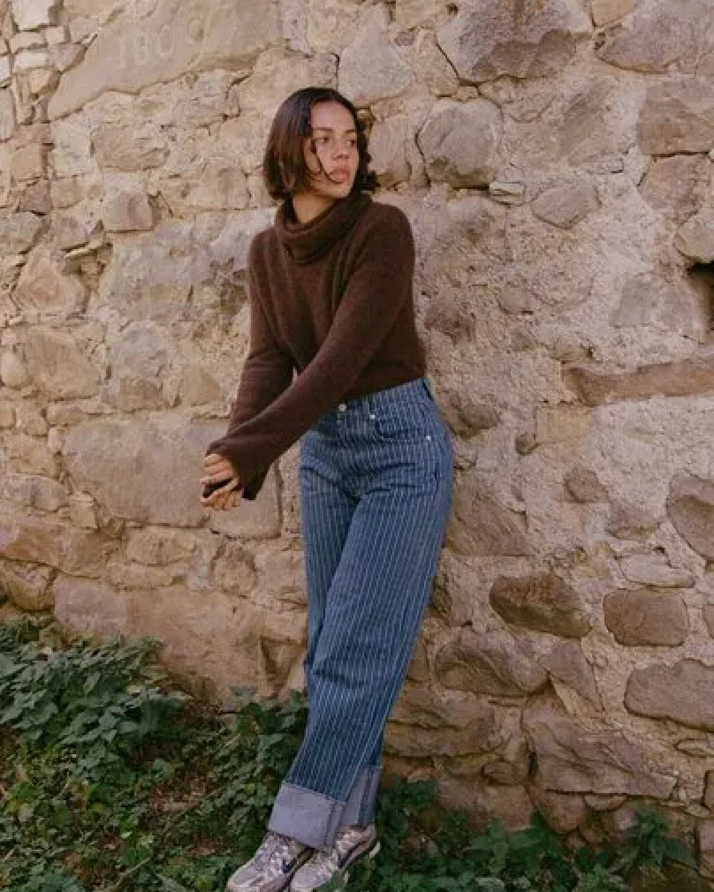 Nénés Coralies Pullover – Braun – Ansicht 4