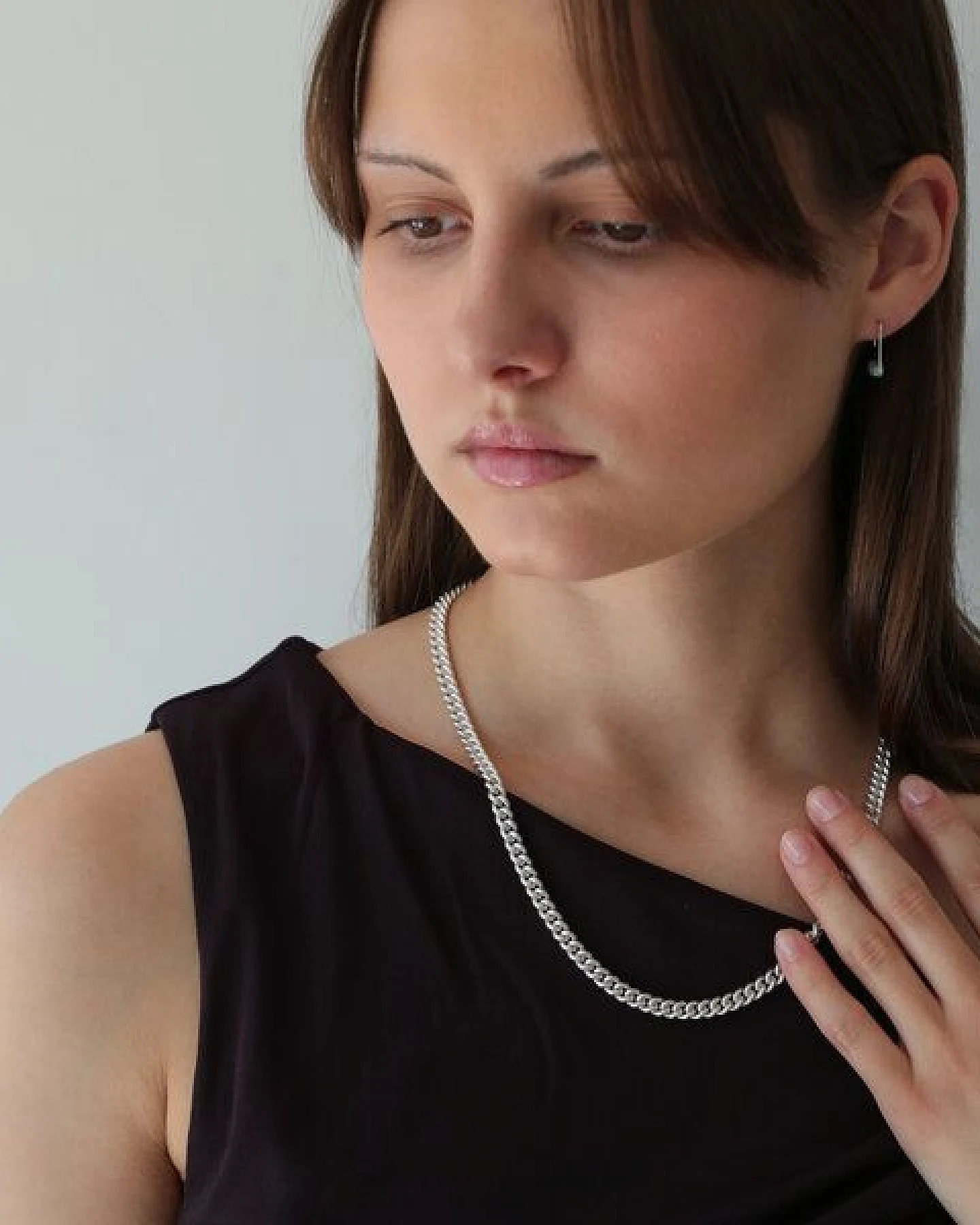 BELLYBIRD Jewellery PANZERKETTE - runde Kettenglieder, 925 Silber – Ansicht 4
