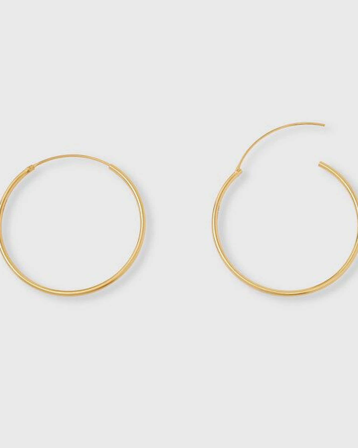 fejn jewelry Creole 'simple hoop XS / S / M / L' – Ansicht 2