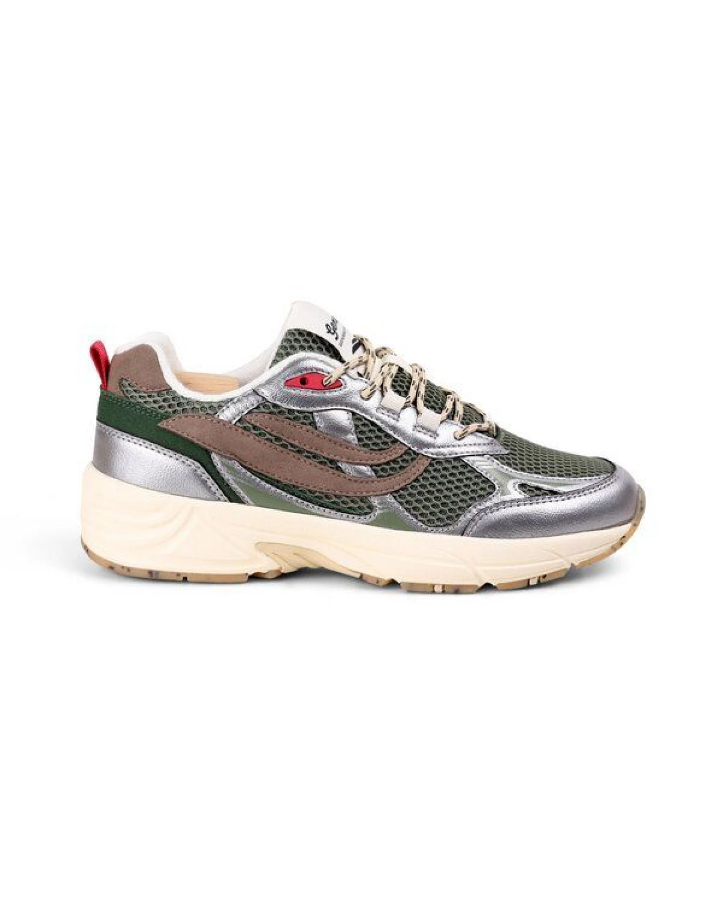 Genesis Footwear G-Eco`99 Spotted Sole SILVER / OLIVE – Ansicht 3