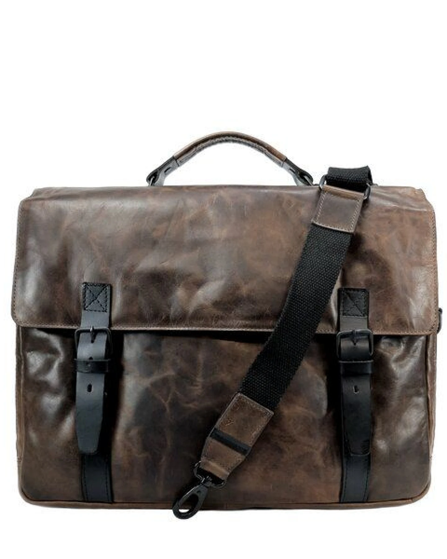 manbefair AKTENTASCHE/LAPTOPTASCHE RUBEN Leder smokey braun – Ansicht 4