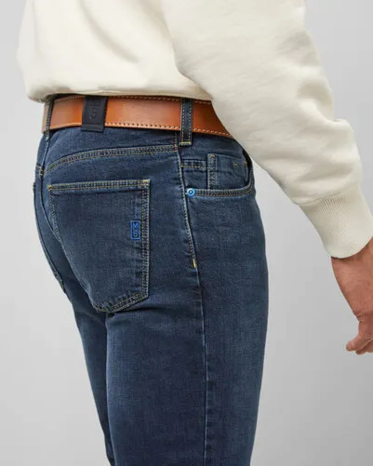 M 5 BY MEYER Stretch Cross Denimchino – Ansicht 4