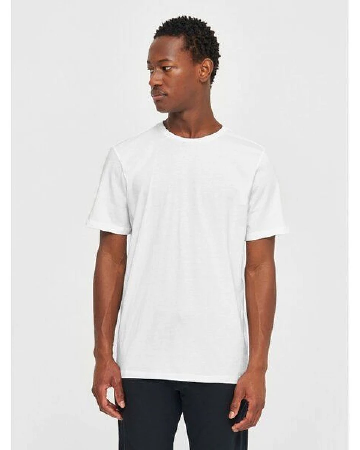 KnowledgeCotton Apparel Herren Basic Tee "AGNAR" - GOTS/Vegan