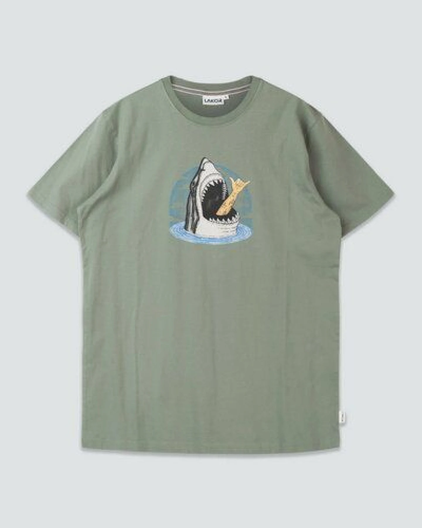 LAKOR T-Shirt aus Bio-Baumwolle - Shark Shaka – Ansicht 2