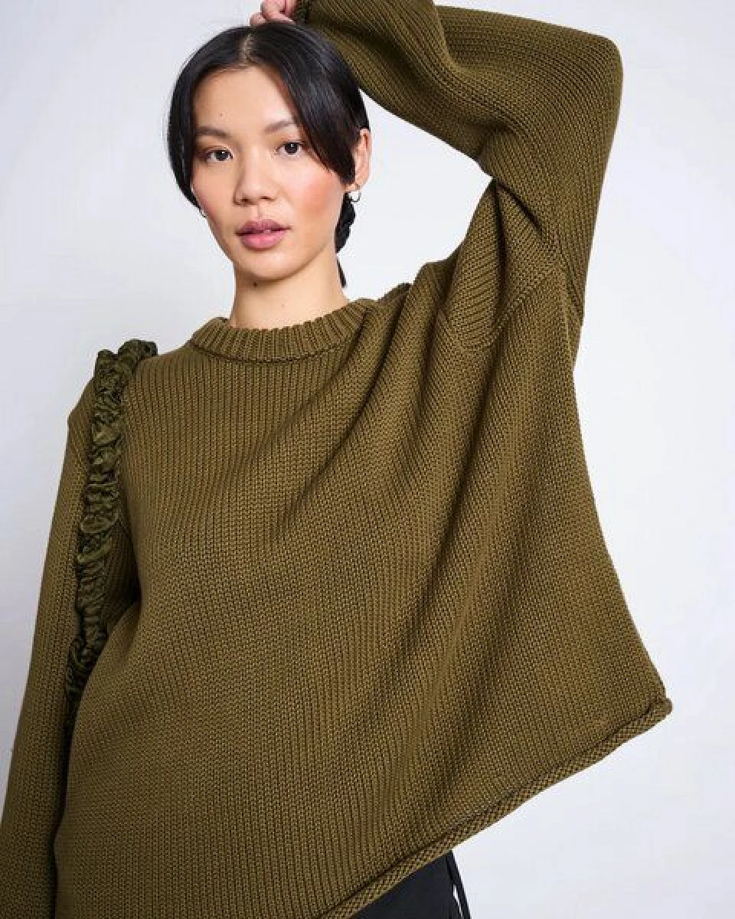 JAN N JUNE Strickpullover SONA aus Bio-Baumwolle GOTS – Ansicht 3