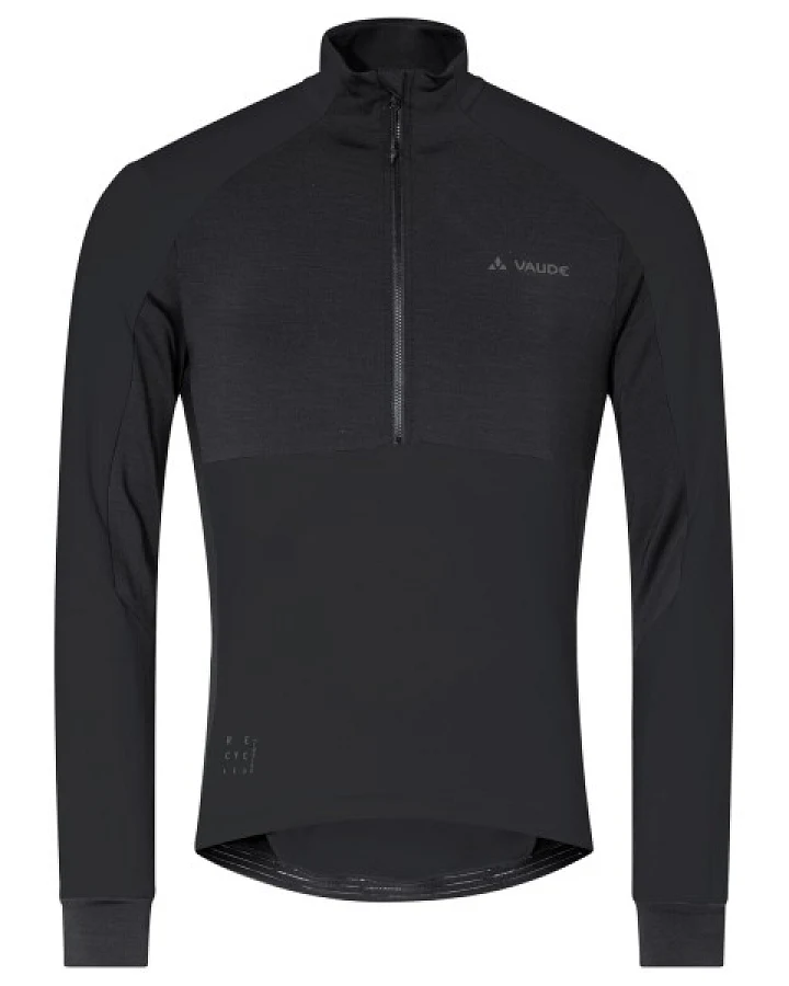 Vaude - Kuro Halfzip L/S Tricot - Radtrikot Gr S schwarz