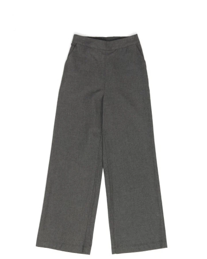 Mazine - Women's Wide Leg Flannel Pants - Freizeithose Gr L grau
