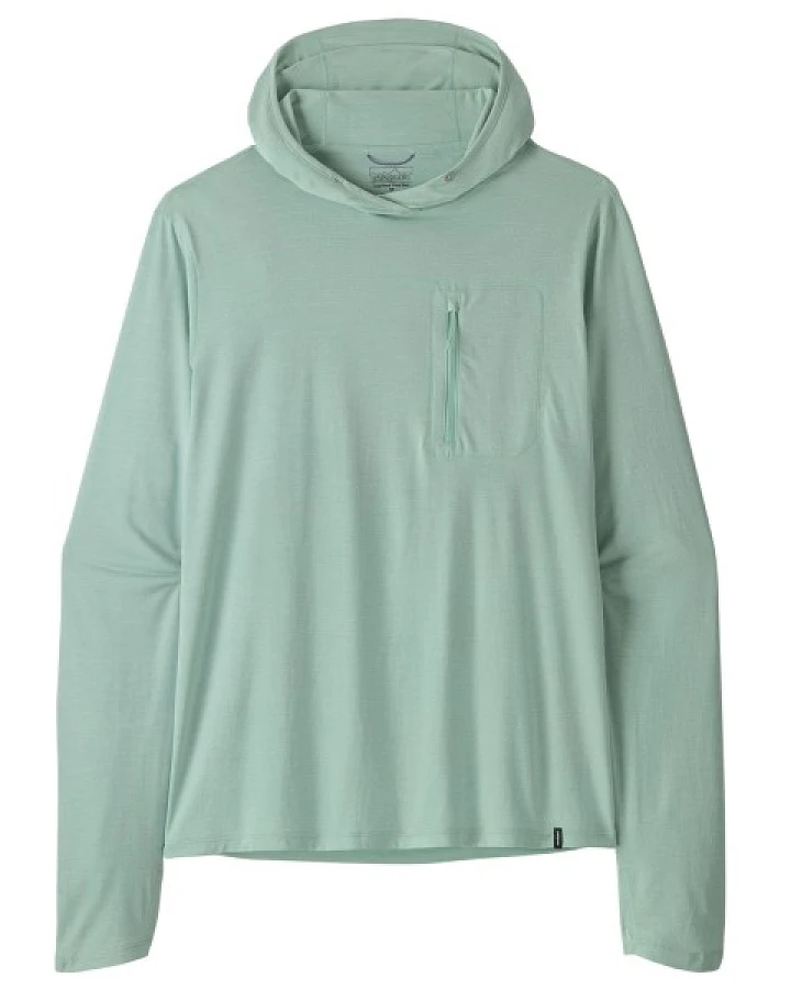 Patagonia - Cap Cool Sun Hoody - Funktionsshirt Gr S türkis