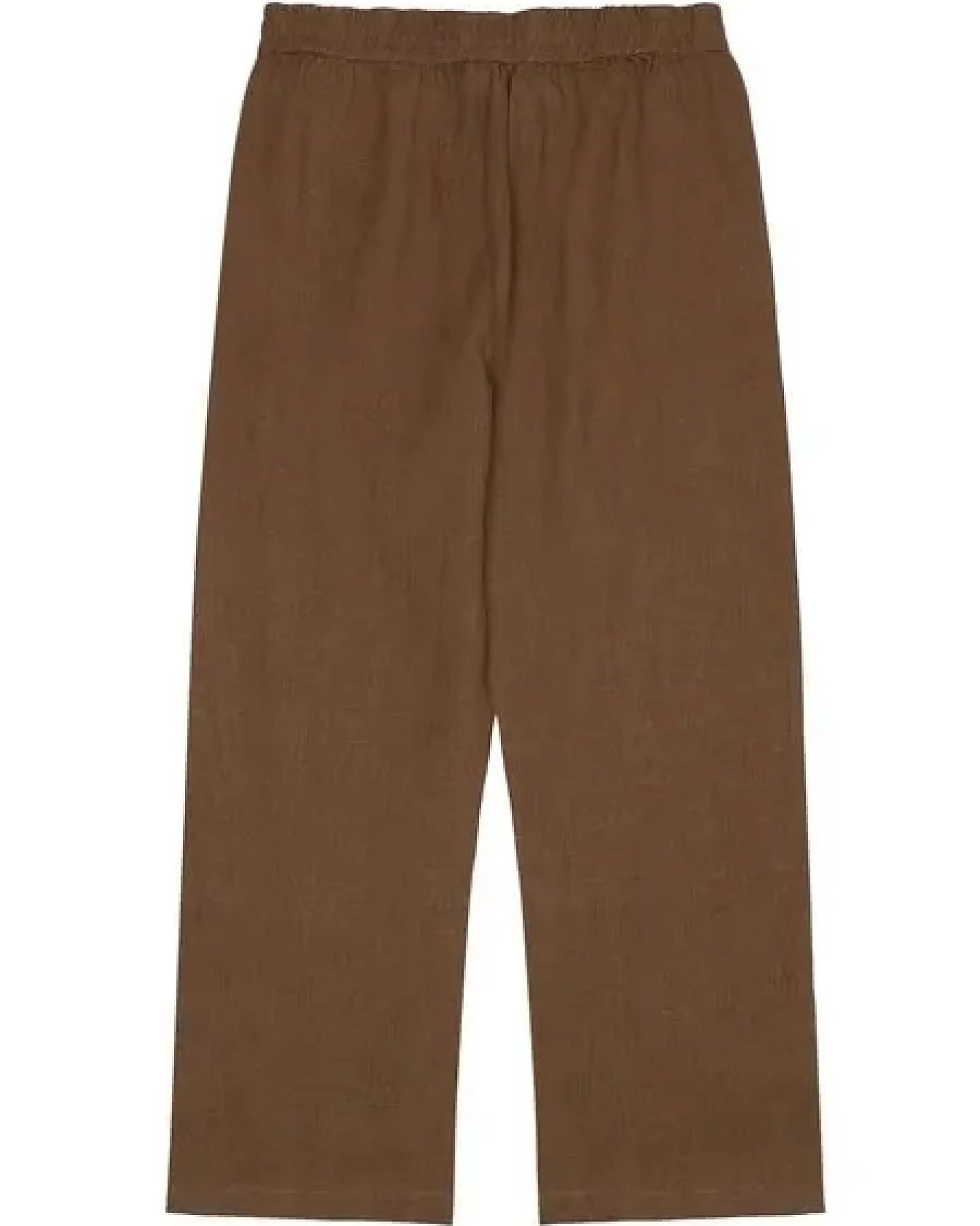 KnowledgeCotton Apparel POSEY weite, mittelhohe Leinenhose - GOTS/Vegan – Ansicht 3