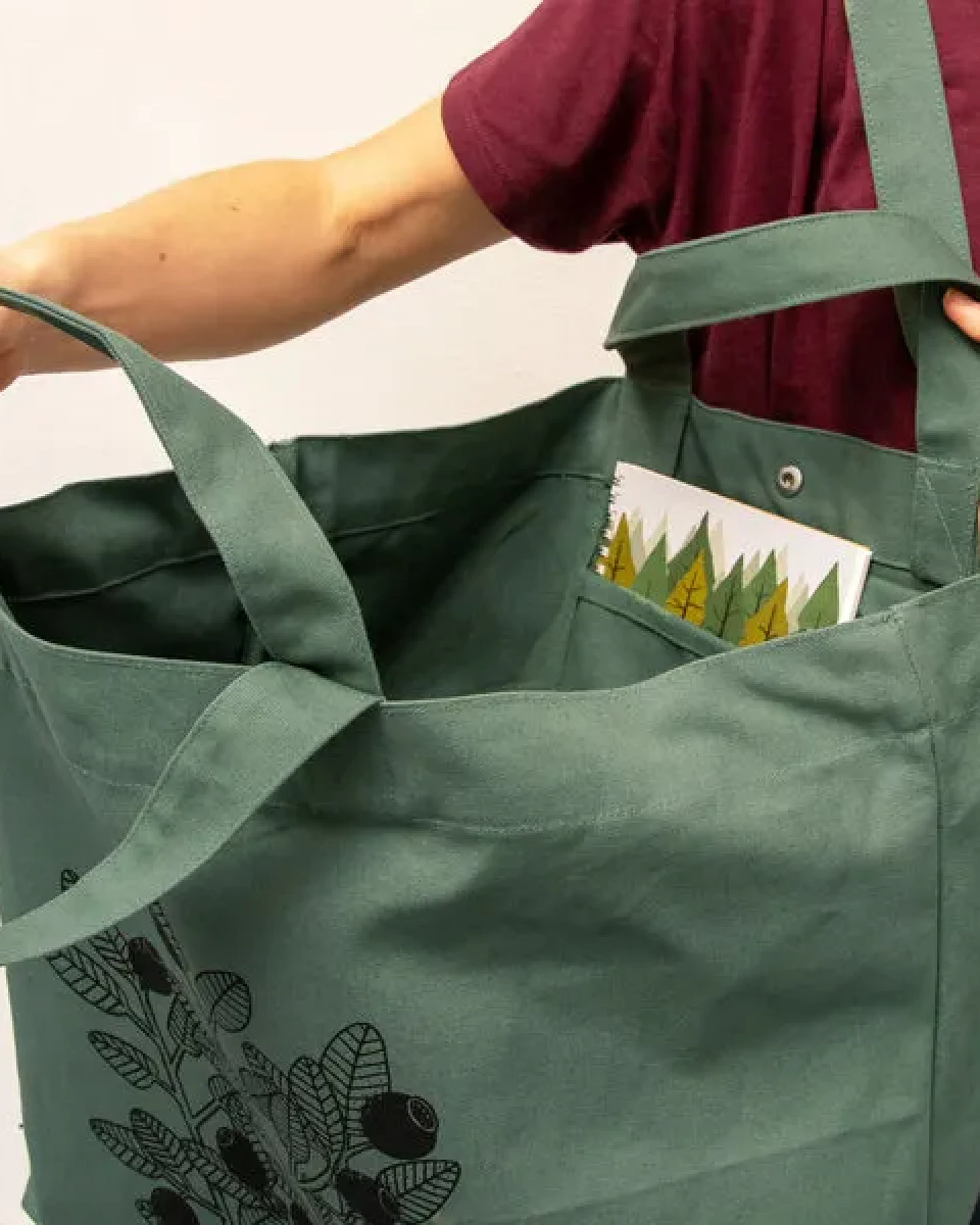 Cmig große Tasche Blaubeeren – Ansicht 2