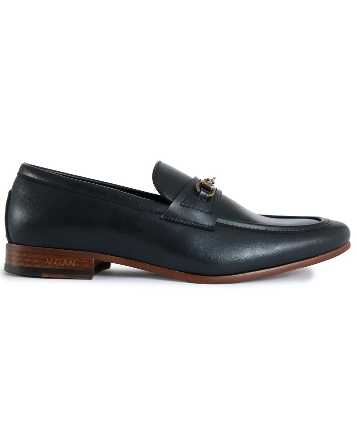V.GAN Herren vegan Loafer Cappuccino Schwarz