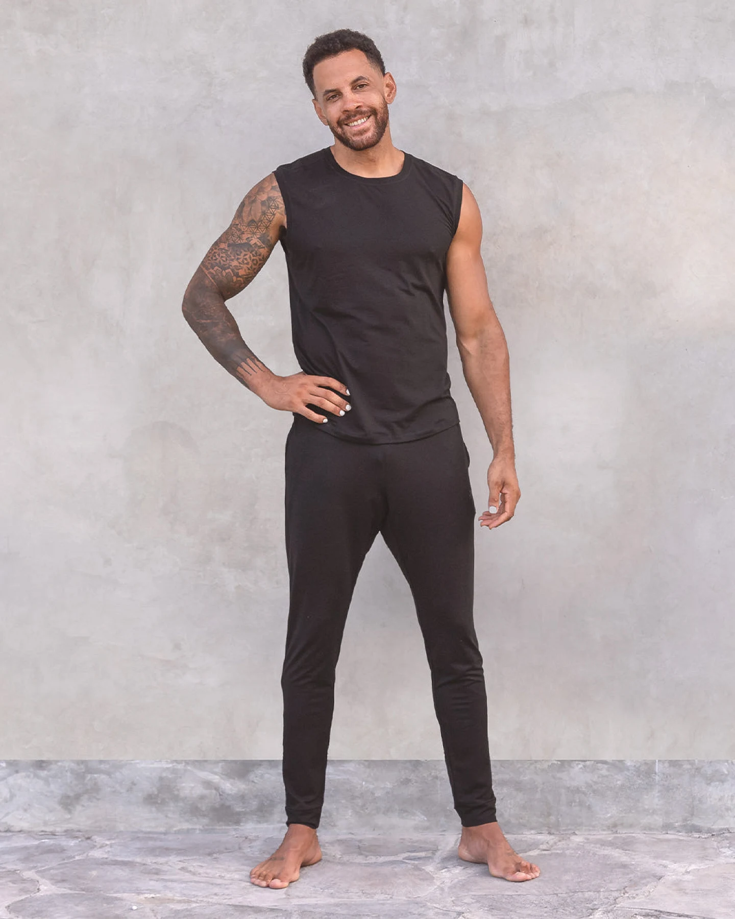 Jaya Organics Yogahose Johnny Tencel - Black M – Ansicht 2