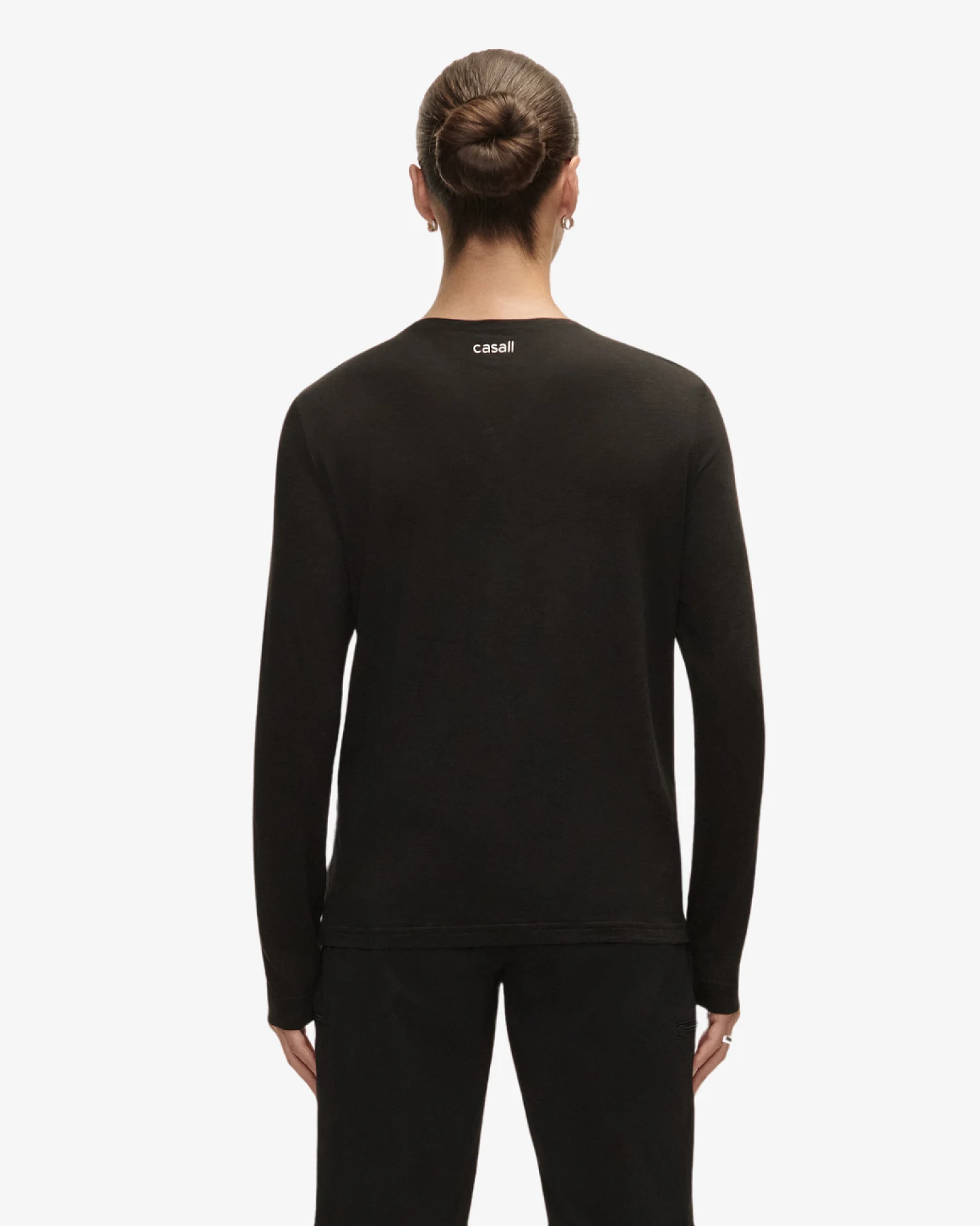 Casall Langarmshirt Soft Texture - Black M – Ansicht 4