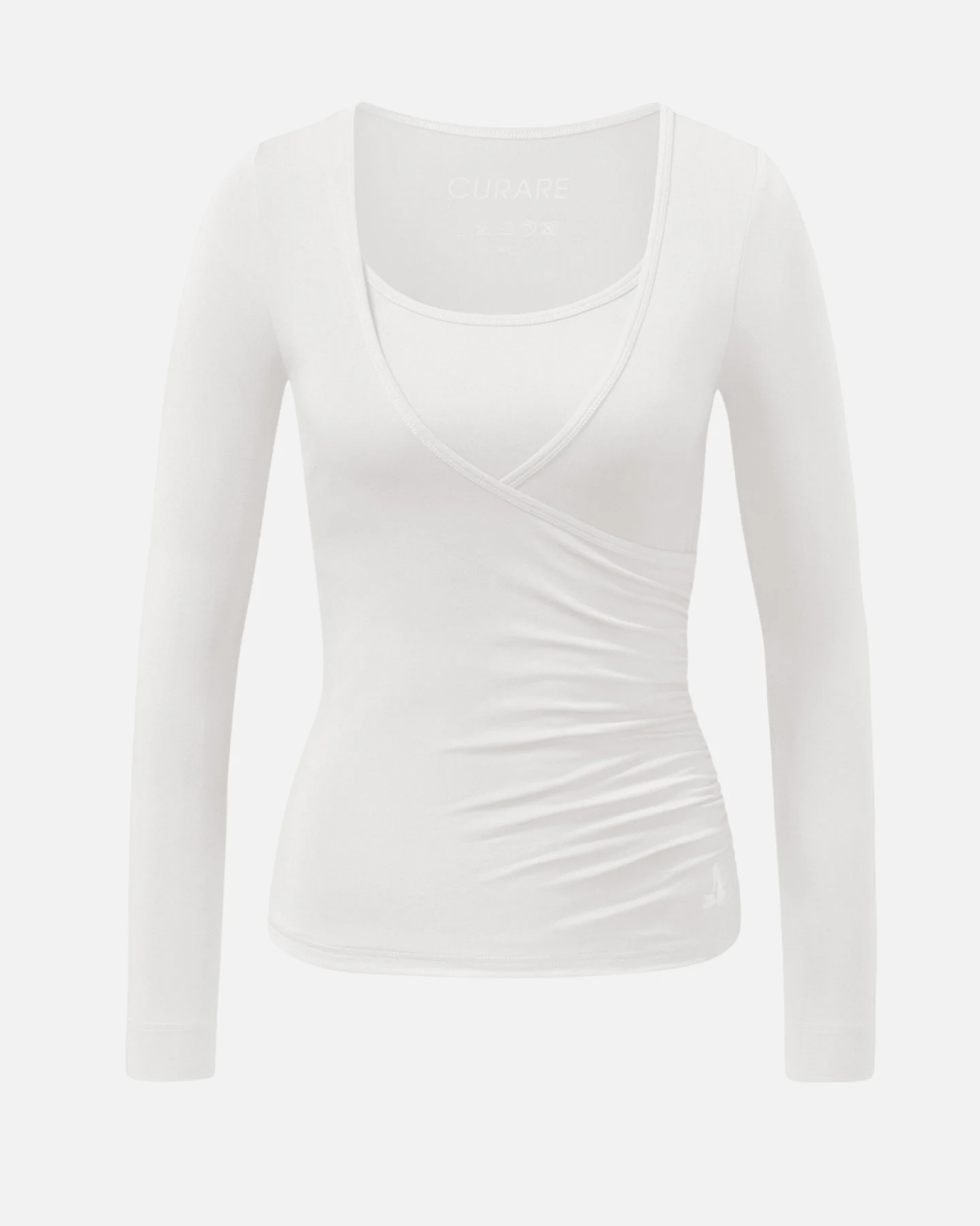 Curare Wrap Shirt - Soft White XL – Ansicht 2