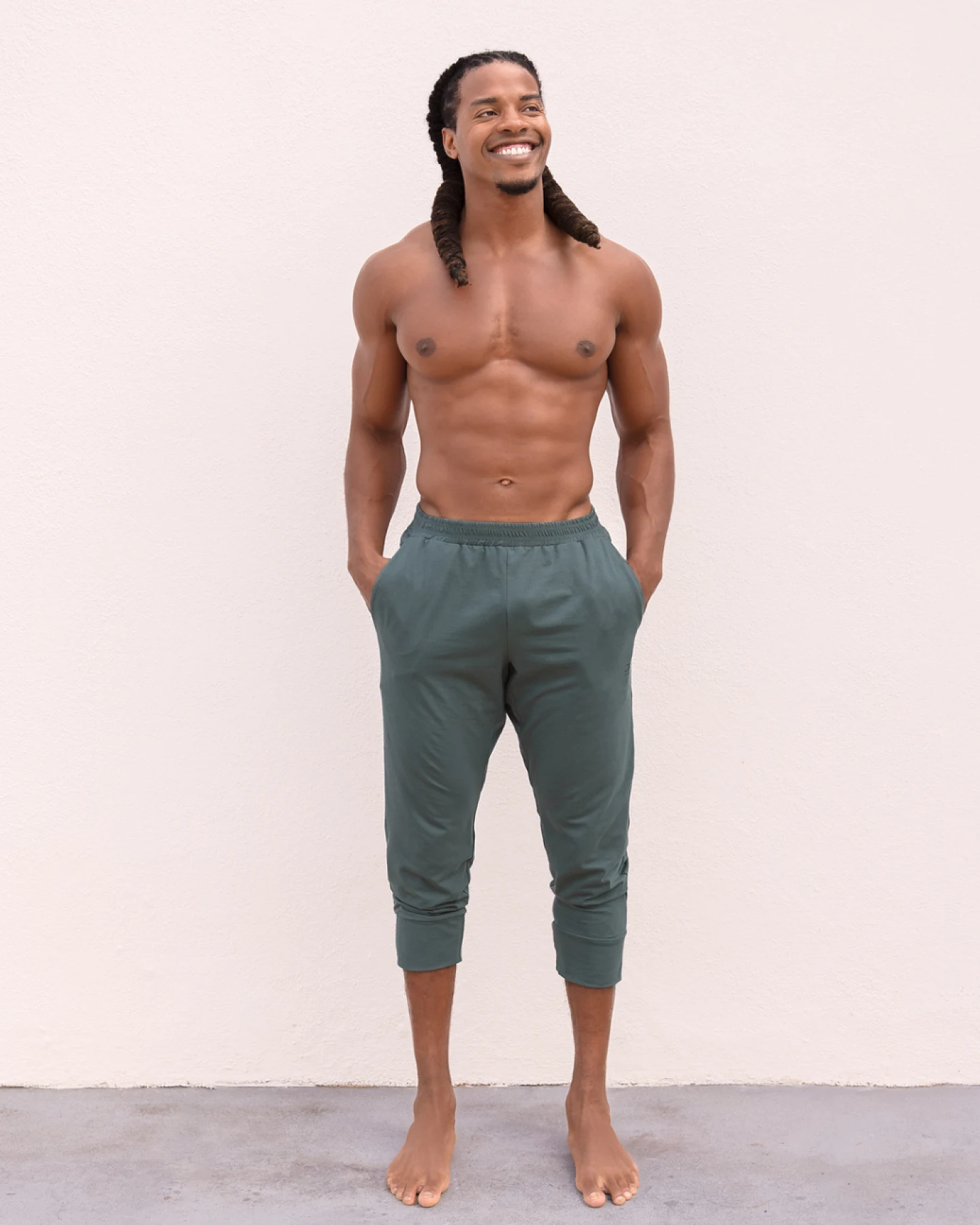 Jaya Organics Yogahose Ali - Forest M – Ansicht 4