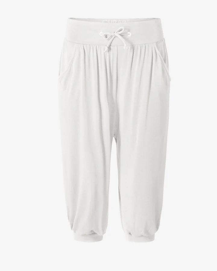 Curare Capri Pants Relaxed - Soft White S
