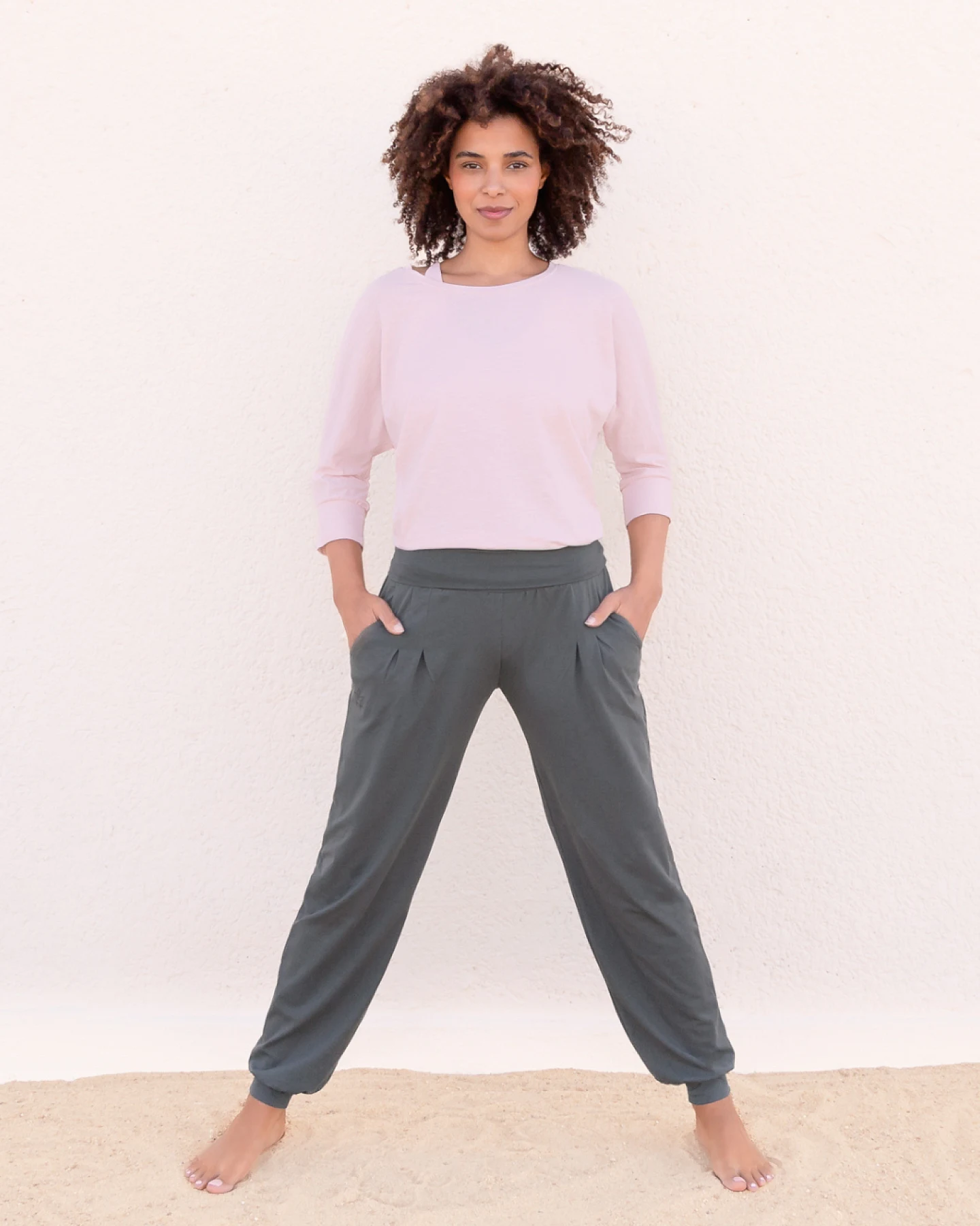Jaya Organics Yogahose Joelle - Forest L – Ansicht 3