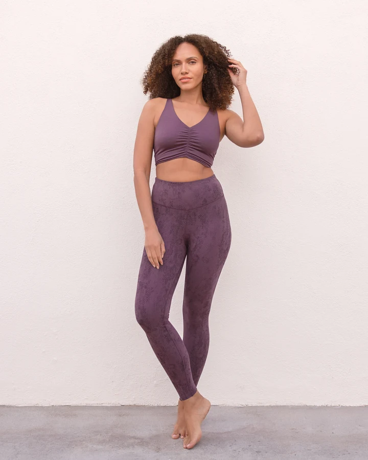 Jaya Organics Leggings Sumatra Snake - Plum L