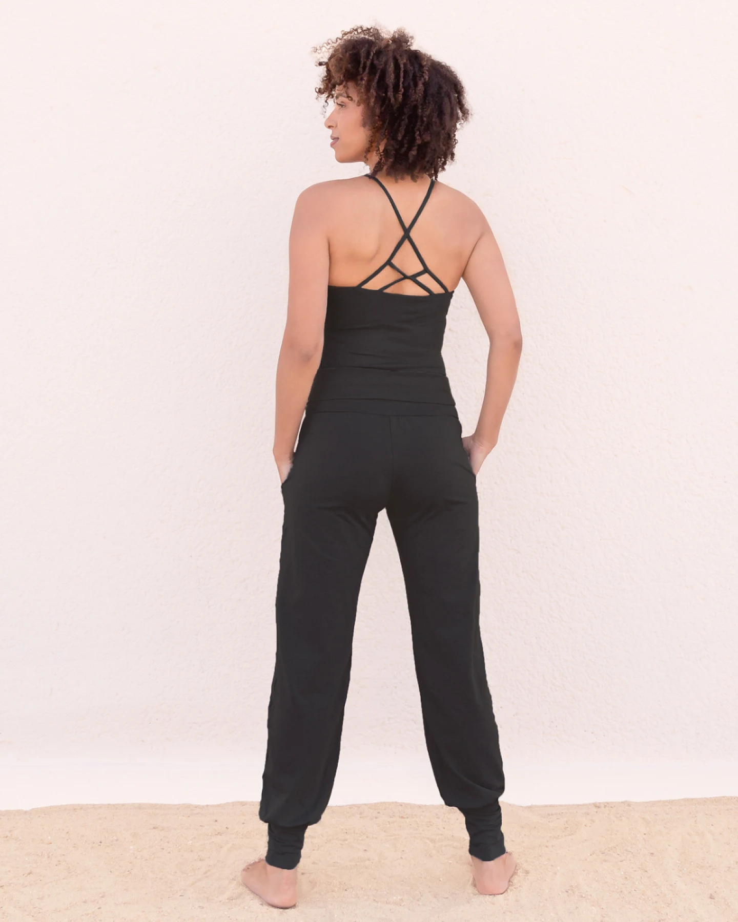Jaya Organics Top Manu Tencel - Black M – Ansicht 4