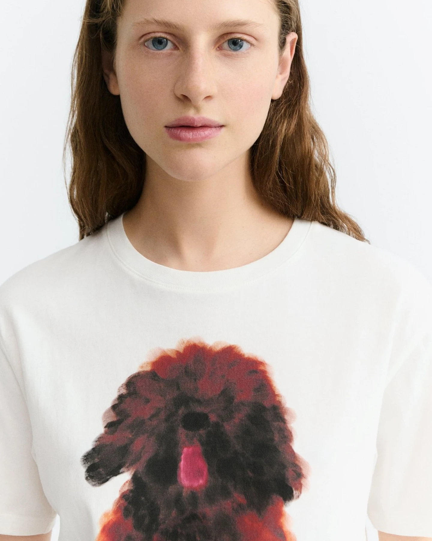 T-Shirt Lucia Pet Portrait Weiß – Ansicht 3