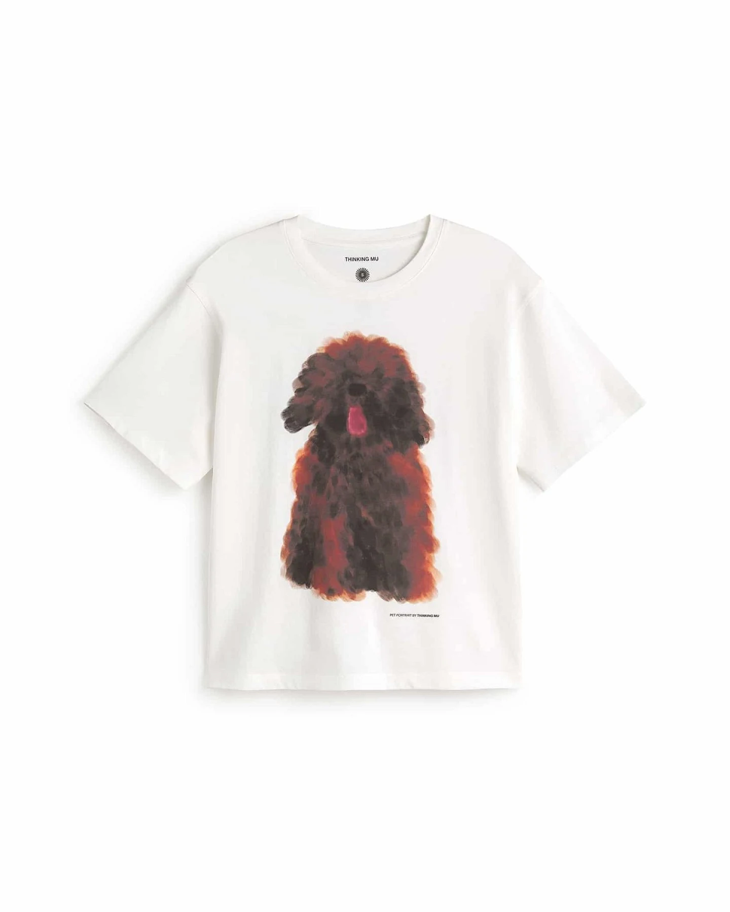 T-Shirt Lucia Pet Portrait Weiß – Ansicht 6