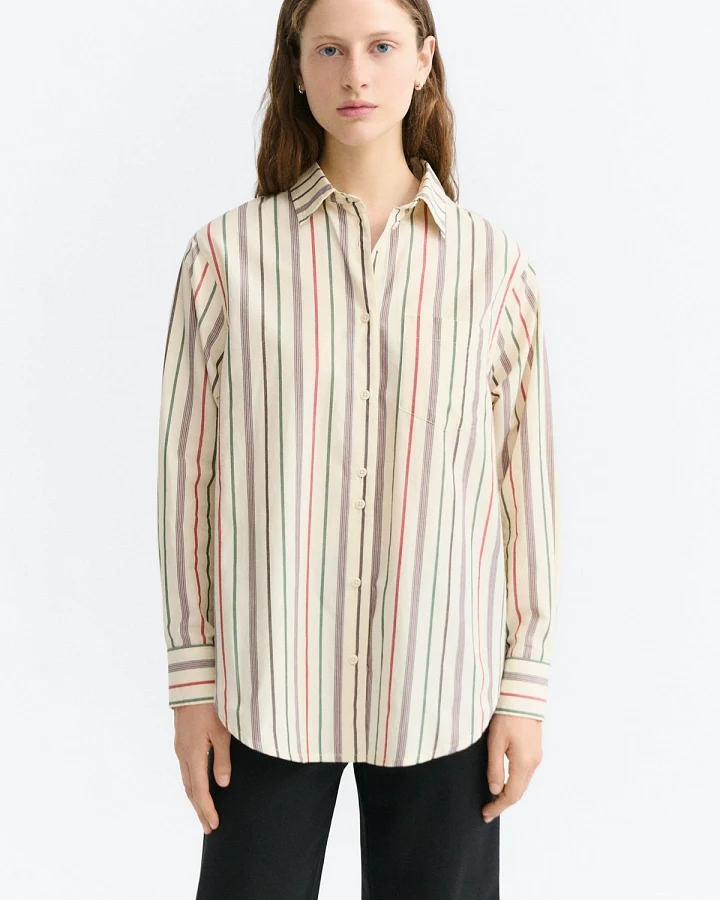 Produktseite: Bluse Odelia Stripes Off White