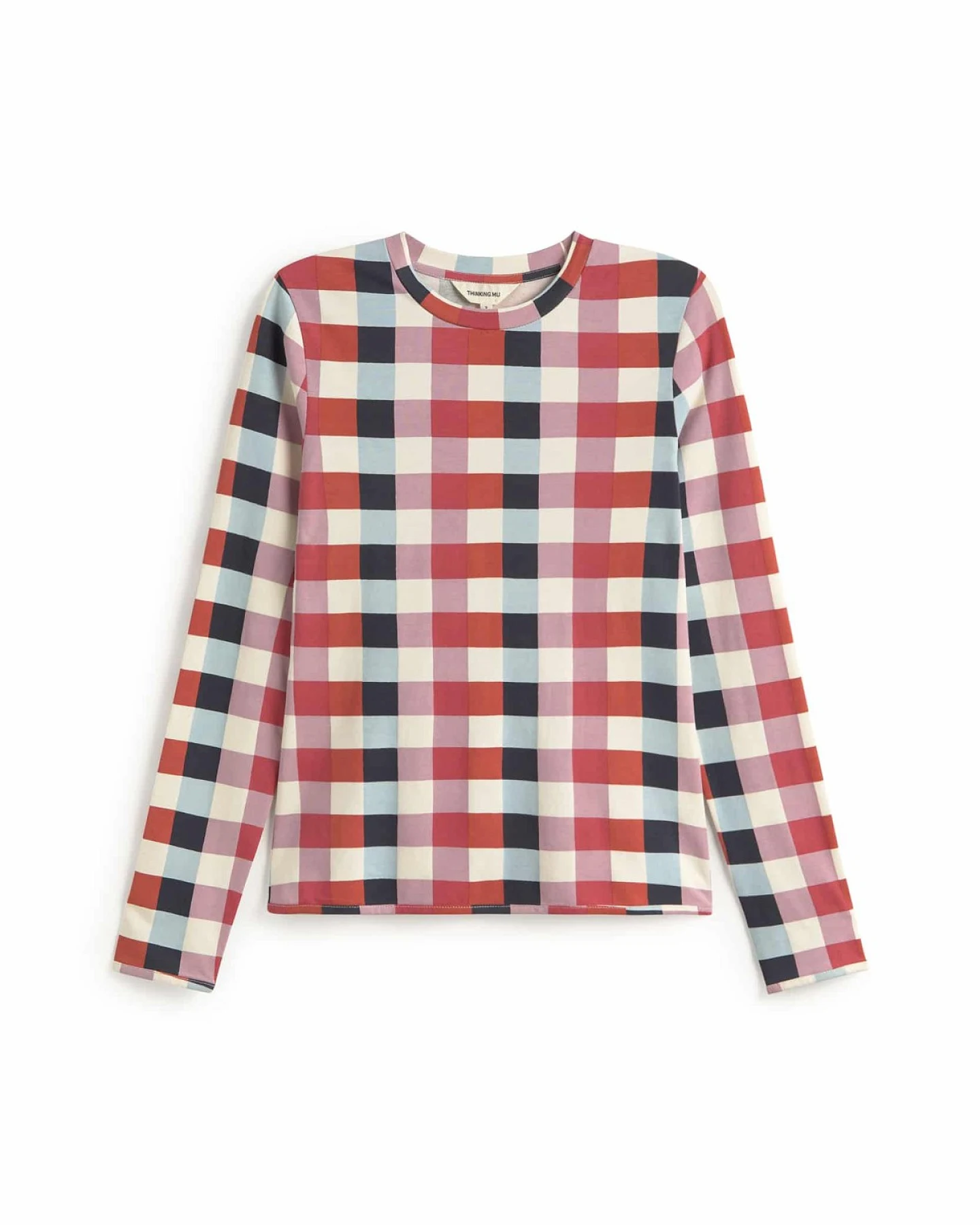 Longsleeve Brisa Cheschire Checks Rot – Ansicht 5