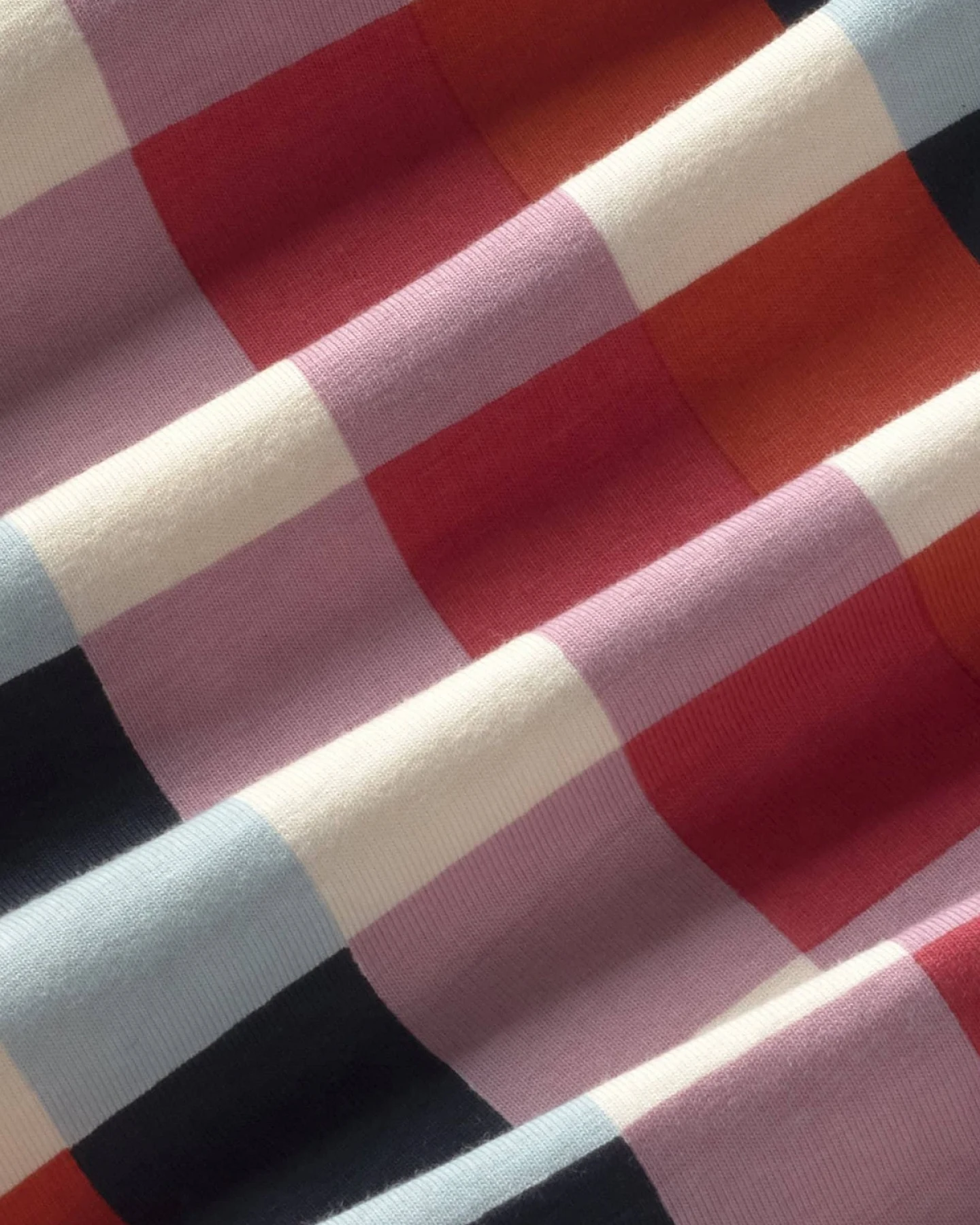 Longsleeve Brisa Cheschire Checks Rot – Ansicht 6