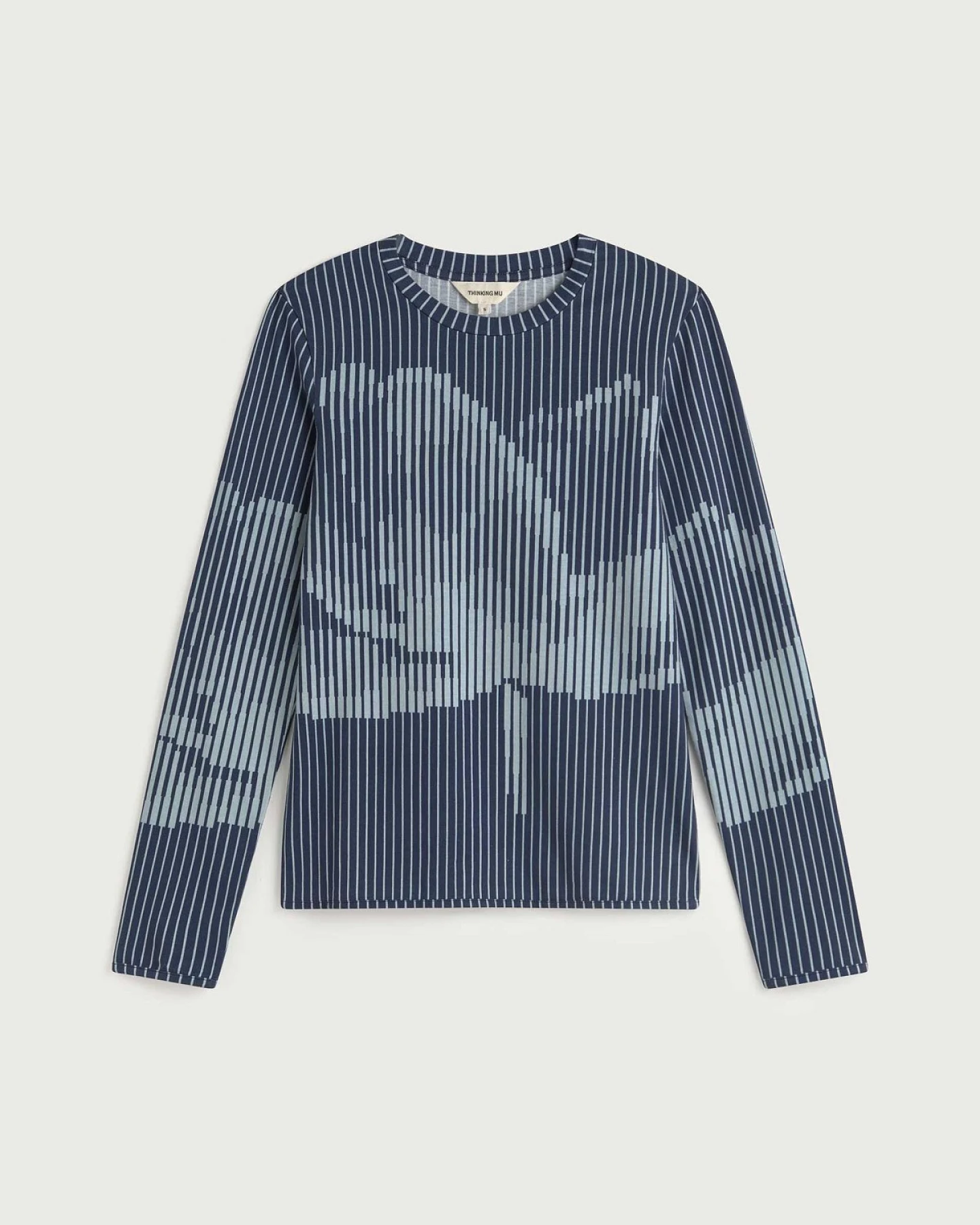 Longsleeve Brisa Lotus Digital Print Blau – Ansicht 3