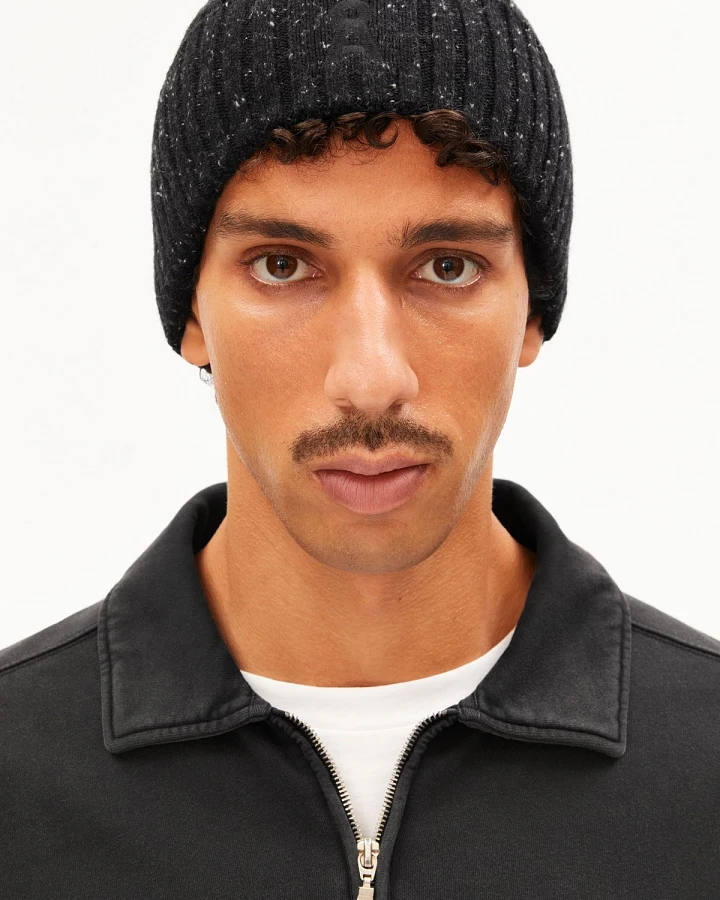 Produktseite: Wollmütze Tweed Knit